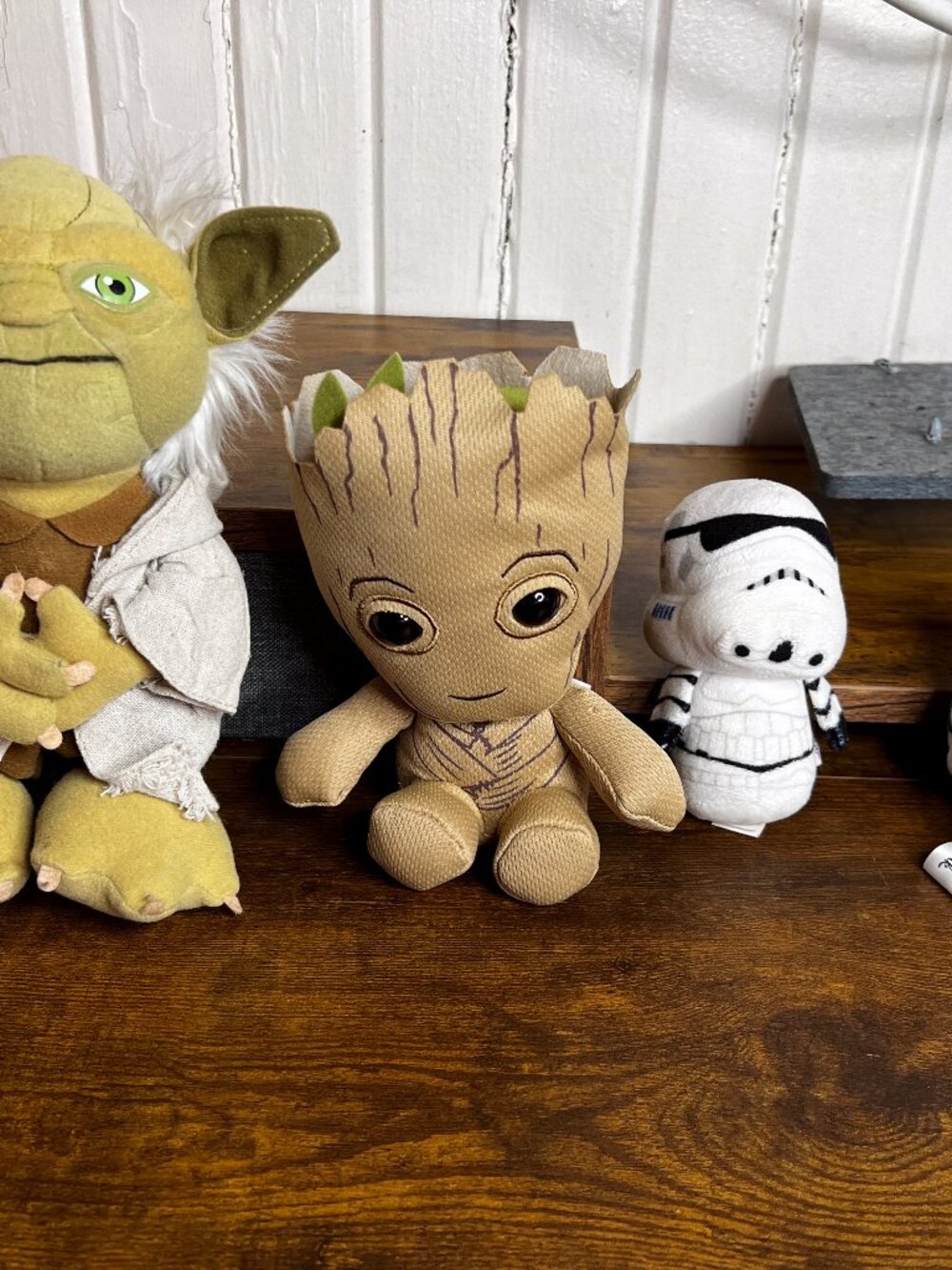 Star Wars Marvel Plush Set Hallmark Itty Bittys R2-D2 NWT Stormtrooper Ty Groot